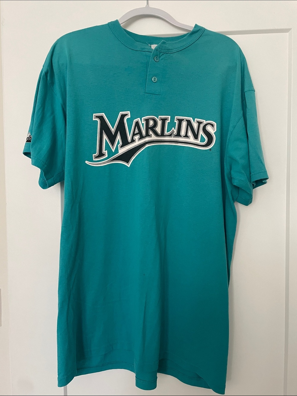 Vintage Marlins Logo T-Shirt Jersey